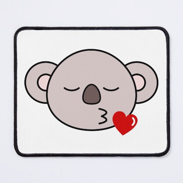Item preview, Koala emoji sending kiss. designed and sold by TashaVector.