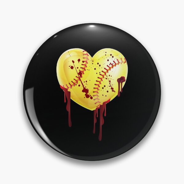 Item preview, Bloody Softball Heart- Softball Halloween Costume designed and sold by CaitU.
