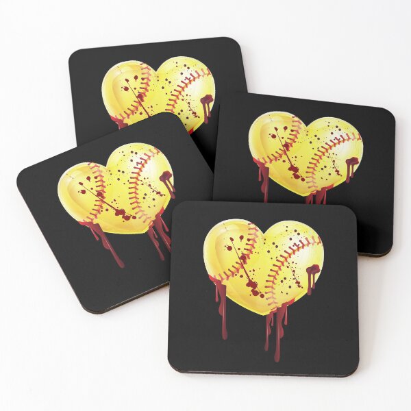 Item preview, Bloody Softball Heart- Softball Halloween Costume designed and sold by CaitU.
