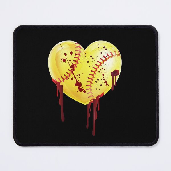 Item preview, Bloody Softball Heart- Softball Halloween Costume designed and sold by CaitU.