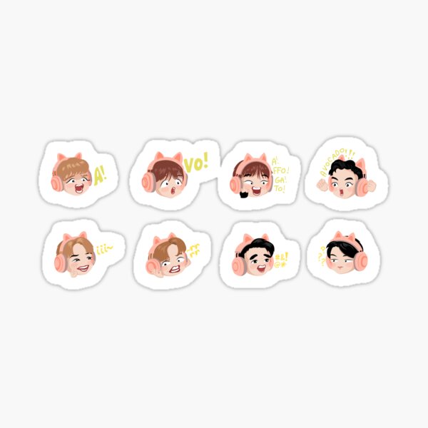 exo fanart stickers redbubble