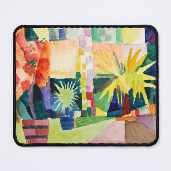 Item preview, Garden on Lake Thun, August Macke designed and sold by fourretout.