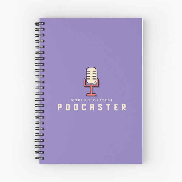 Item preview, World's Okayest Podcaster designed and sold by LKDesigns24.