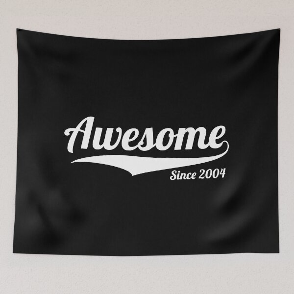Item preview, Awesome Since 2004 designed and sold by veronikadevi.