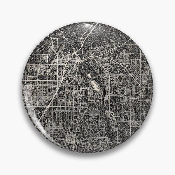 Item preview, Victorville map California Ink lines 2 designed and sold by InkMaps.