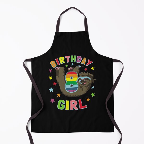Item preview, Girl 8Th Birthday Sloth 8 Year Old B-Day Party Kids Gift designed and sold by ferminfarflu.