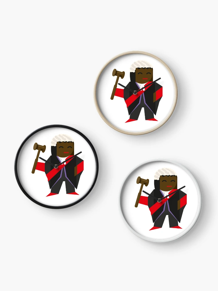 Thumbnail 3 of 4, Clock, Work Character – Judge designed and sold by stirlingwork.