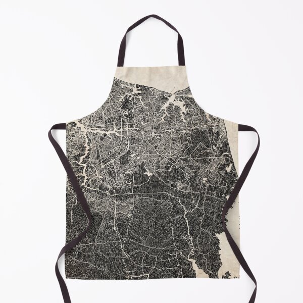 Item preview, Virginia Beach map Virginia ink lines 2 designed and sold by InkMaps.
