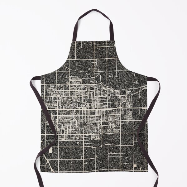 Artikelvorschau, Visalia map California Ink lines entworfen und verkauft von InkMaps.