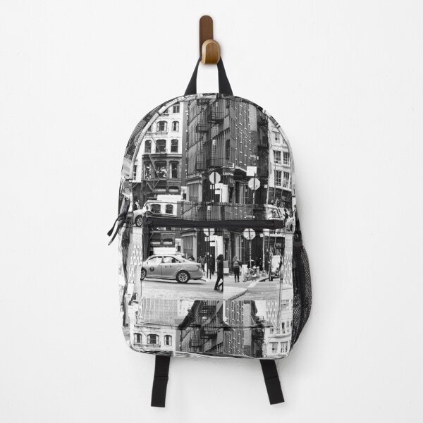 Item preview, New York Streets, New York Taxi, Black and White, Taxi, New York, Buildings designed and sold by Magic Love Art Print.