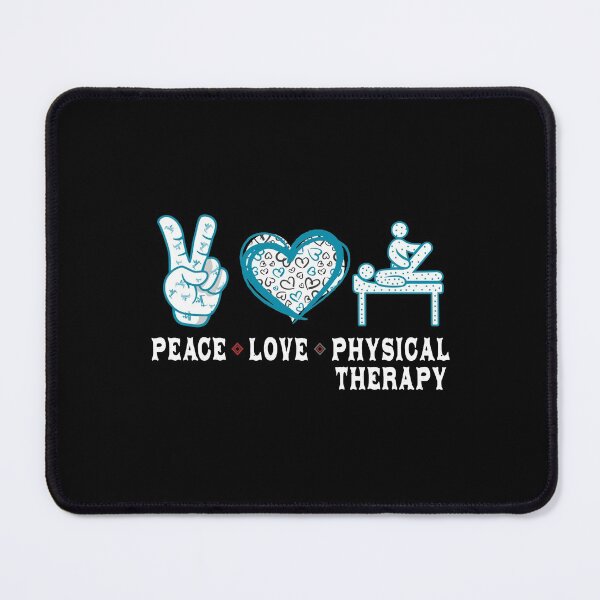 Item preview, Peace Love Physical Therapy Pt Month Men Women Therapist designed and sold by julianne5689.