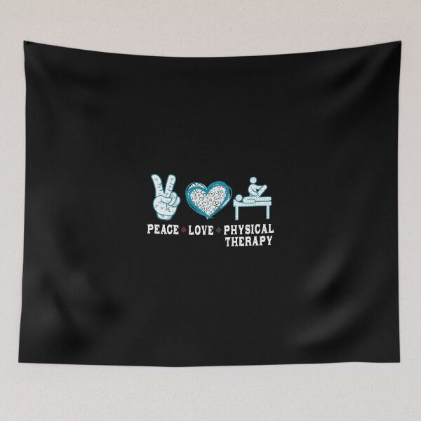 Item preview, Peace Love Physical Therapy Pt Month Men Women Therapist designed and sold by julianne5689.