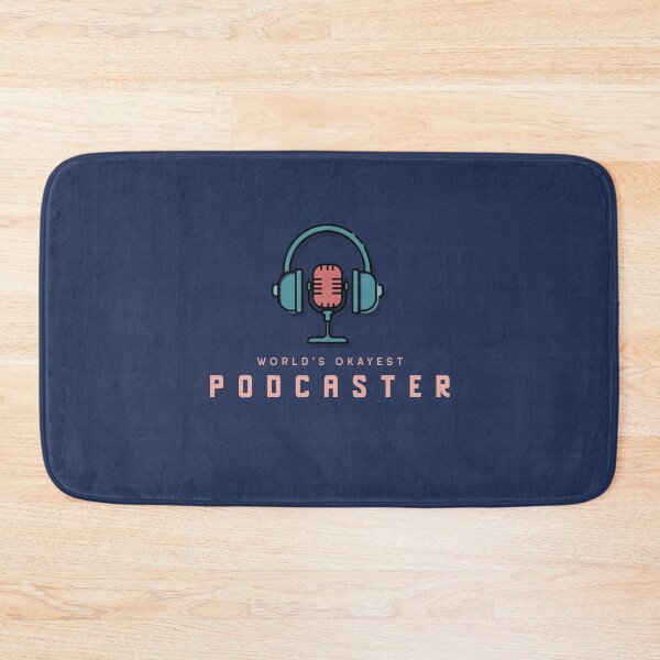 Item preview, World's Okayest Podcaster designed and sold by LKDesigns24.