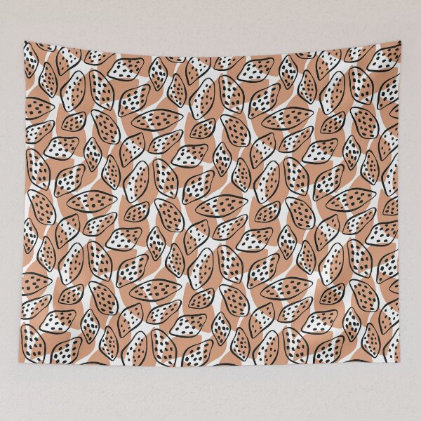 Aperçu de l'œuvre Abstract Fruit Pattern | Ochre créée et vendue par RebeccaFlaherty.