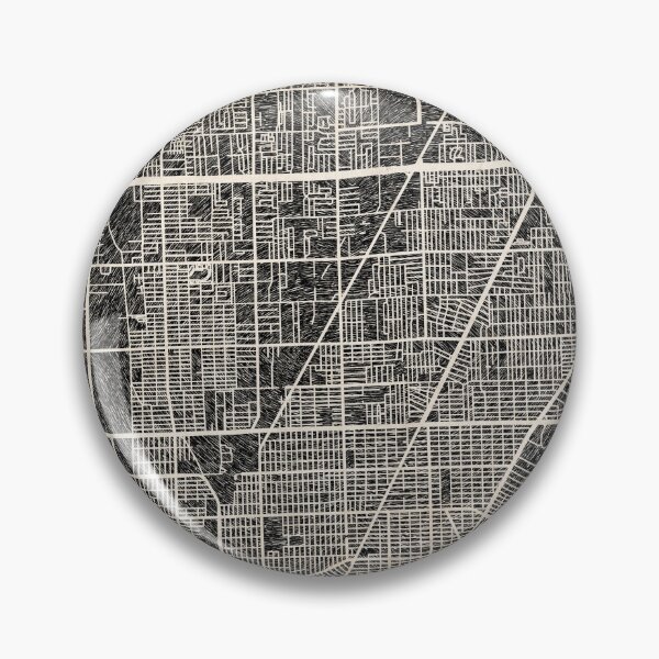 Item preview, Warren map Michigan Ink lines designed and sold by InkMaps.