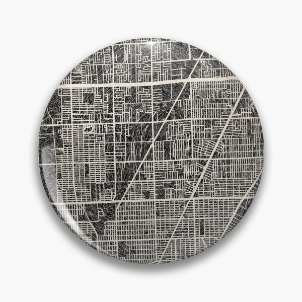 Item preview, Warren map Michigan Ink lines 2 designed and sold by InkMaps.