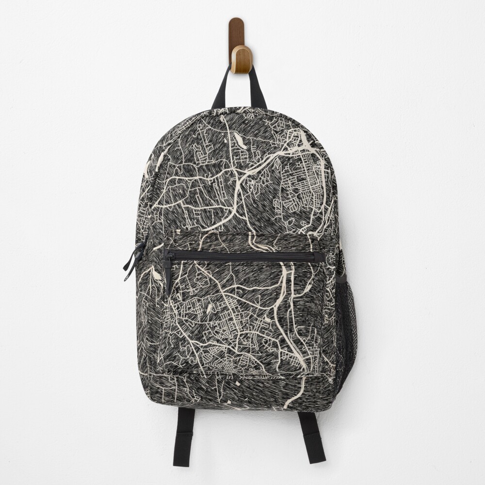 Vista previa del artículo con la obra «Mochila», diseñado y vendido por InkMaps.