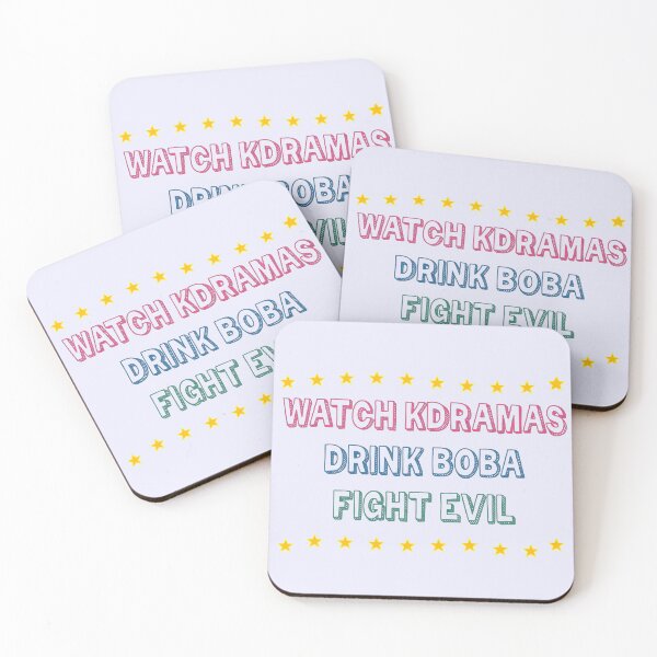 Item preview, Watch Kdramas Drink Boba Fight Evil designed and sold by co-stars.