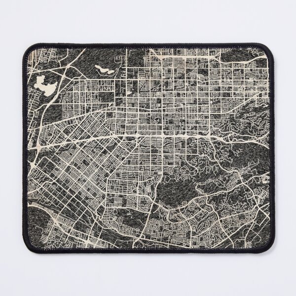 Item preview, West Covina map California Ink lines designed and sold by InkMaps.