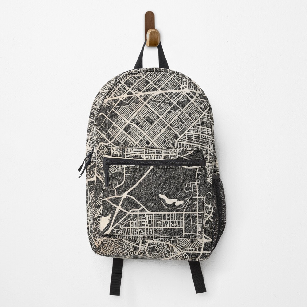 Vista previa del artículo con la obra «Mochila», diseñado y vendido por InkMaps.