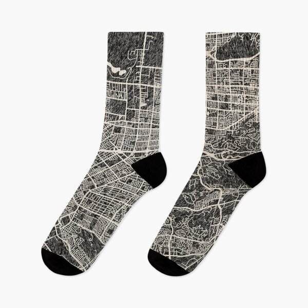 Item preview, West Covina map California Ink lines 2 designed and sold by InkMaps.