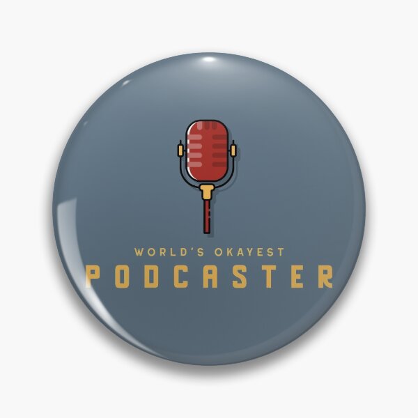 Item preview, World's Okayest Podcaster designed and sold by LKDesigns24.