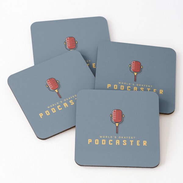 Item preview, World's Okayest Podcaster designed and sold by LKDesigns24.