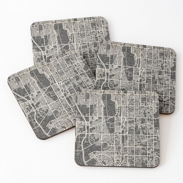 Item preview, West Jordan map Utah Ink lines designed and sold by InkMaps.