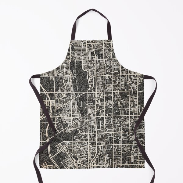 Item preview, West Jordan map Utah Ink lines 2 designed and sold by InkMaps.