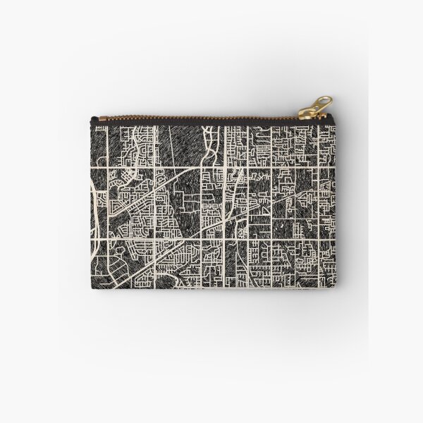 Item preview, West Jordan map Utah Ink lines 2 designed and sold by InkMaps.