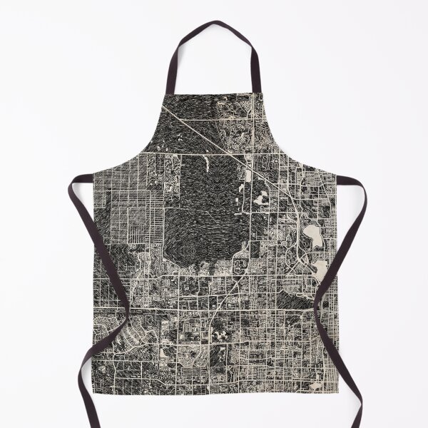 Item preview, West Palm Beach map Florida Ink lines designed and sold by InkMaps.