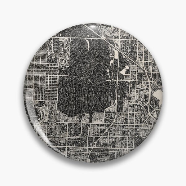 Item preview, West Palm Beach map Florida Ink lines 2 designed and sold by InkMaps.
