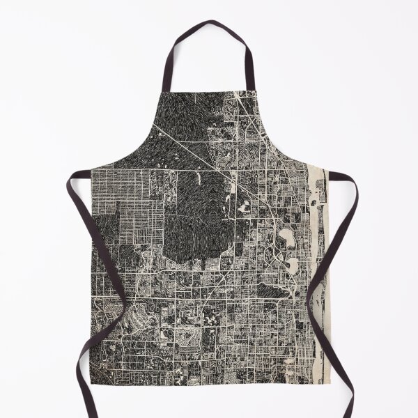 Item preview, West Palm Beach map Florida Ink lines 2 designed and sold by InkMaps.