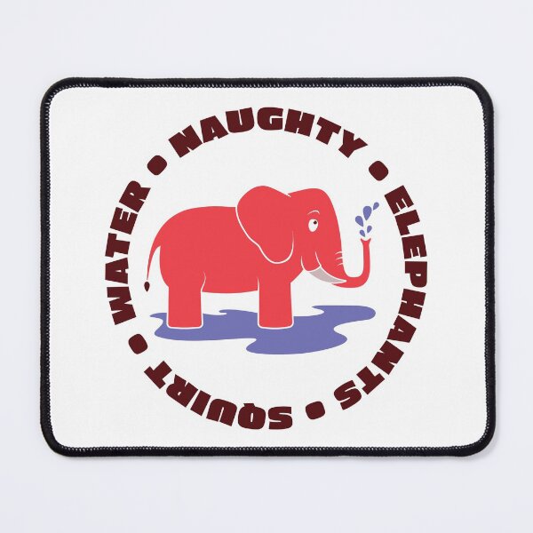 Item preview, Naughty Elephants Squirt Water designed and sold by Phil Tessier Too.