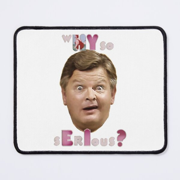 Item preview, Why So Serious Benny Hill designed and sold by Dinosaurson.