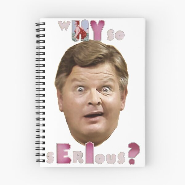 Item preview, Why So Serious Benny Hill designed and sold by Dinosaurson.