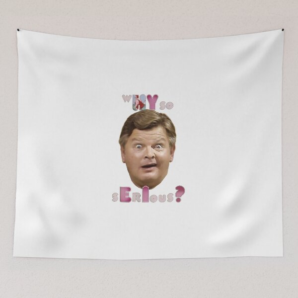 Item preview, Why So Serious Benny Hill designed and sold by Dinosaurson.