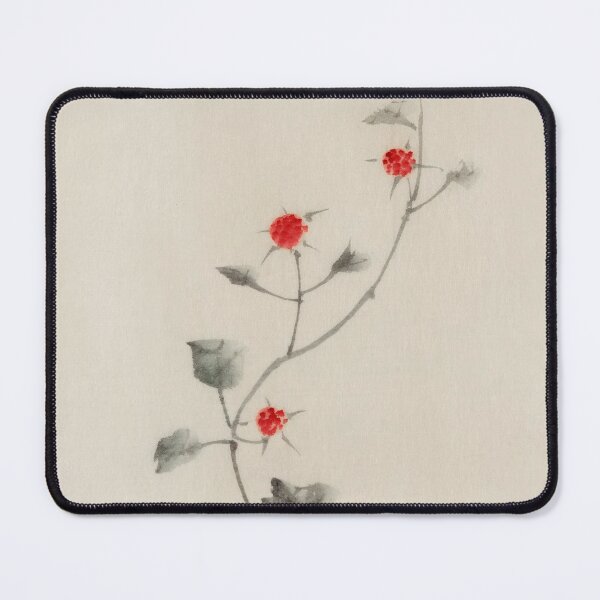 Item preview, Small Red Blossoms on a Vine by Katsushika Hokusai designed and sold by hotsaucefactory.