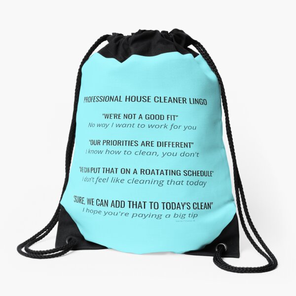 Item preview, Professional House Cleaner Lingo Novelty Gift Cleaning Lady designed and sold by SavvyCleaner.