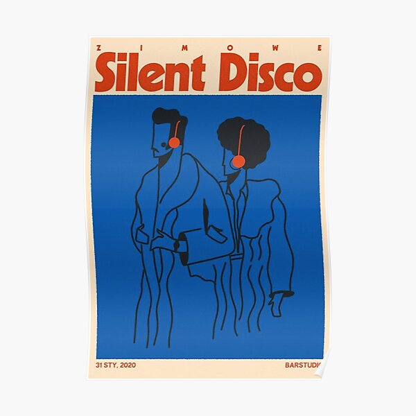 Zimowe Silent Disco Poster