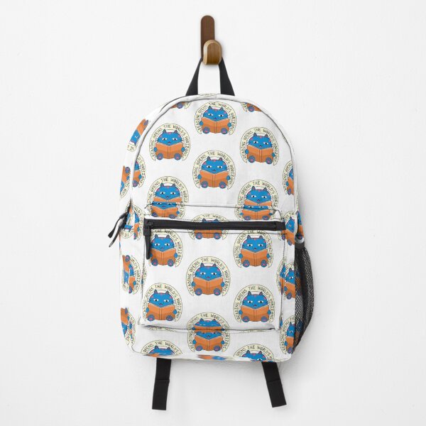 Item preview, Blue Cat Who Loves To Read designed and sold by andriandesain.