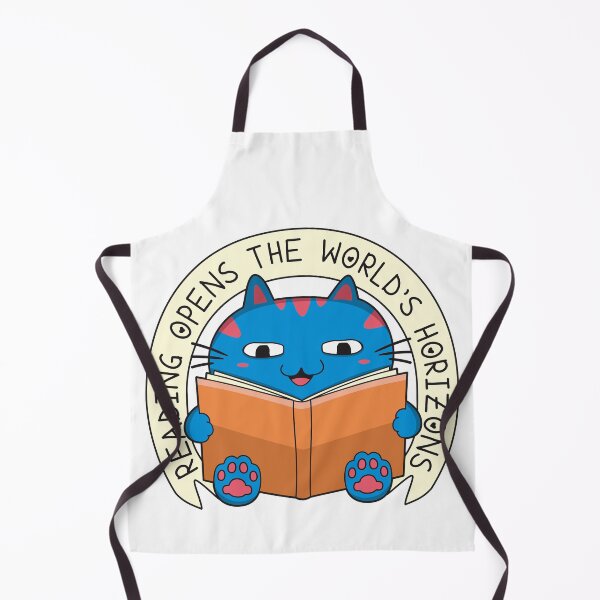 Item preview, Blue Cat Who Loves To Read designed and sold by andriandesain.
