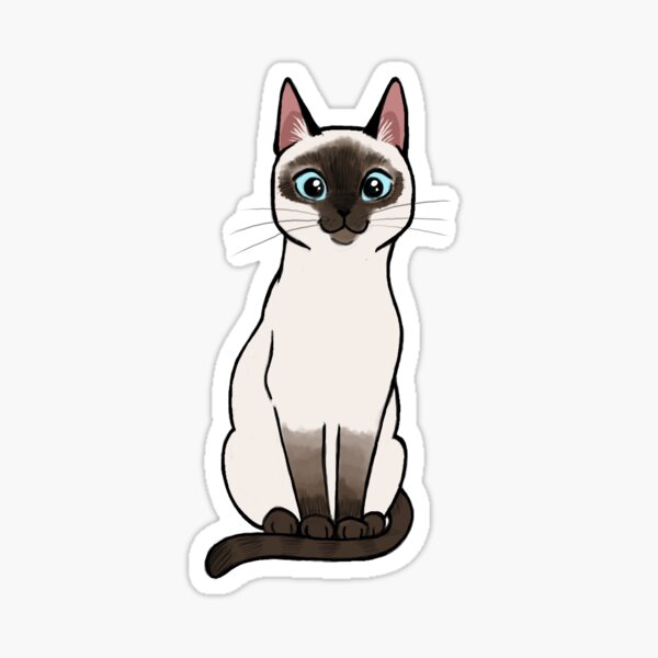Siamese Cat Sticker