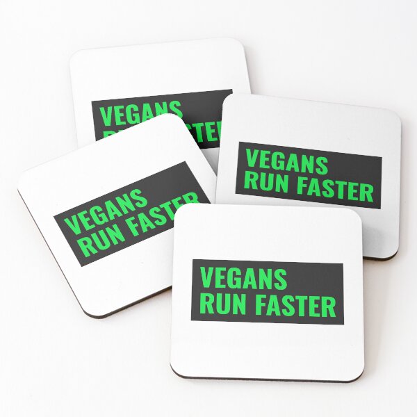 Item preview, Vegans run faster design designed and sold by lach3.