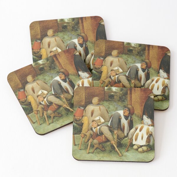 Item preview, Medieval crippled street people by Pieter Bruegel designed and sold by Vintage Designs +.