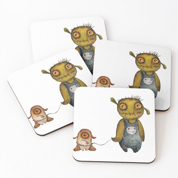 Item preview, Funny monster Halloween Collection Monster puppy and a boy designed and sold by Ienso.