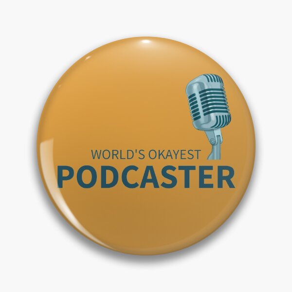 Item preview, World's Okayest Podcaster designed and sold by LKDesigns24.