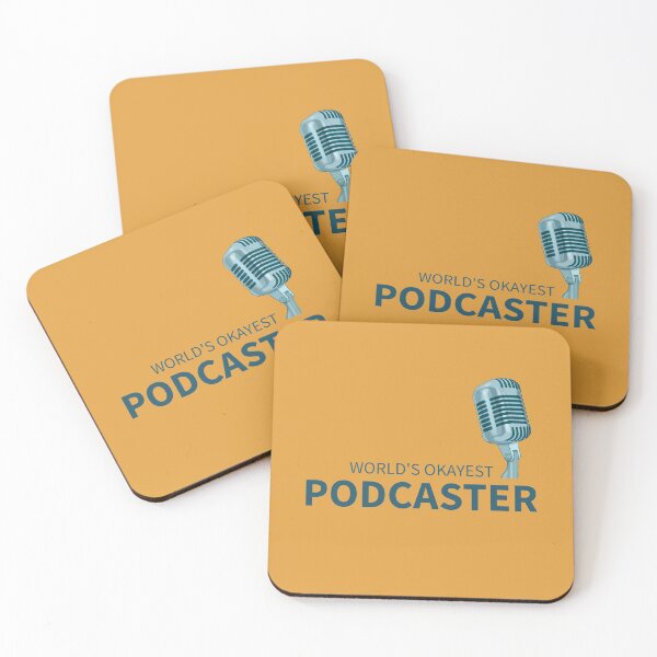 Item preview, World's Okayest Podcaster designed and sold by LKDesigns24.