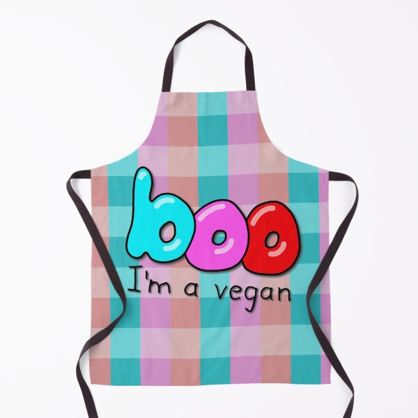 Item preview, Boo, I am a vegan - plaid designed and sold by reIntegration.