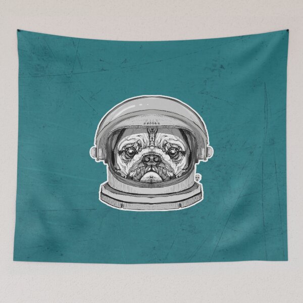 Item preview, Pug Astronaut designed and sold by fakeface.
